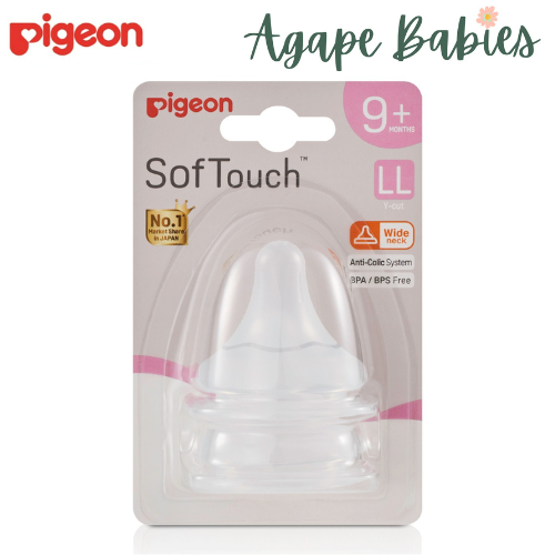 Pigeon Softouch 3 Nipple Blister Pack 2pcs (LL)