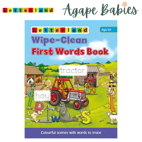 Letterland Wipe-Clean First Words Book