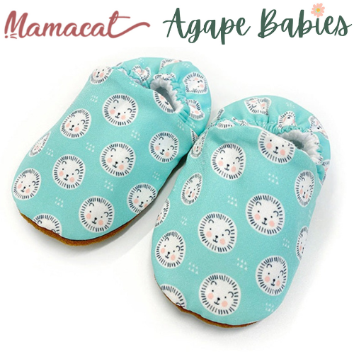 Mamacat Booties Mint Hedgehog