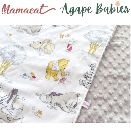 Mamacat Minky Blanket Pooh Comic