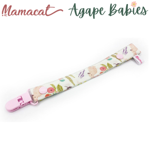 Mamacat Pacifier Strap Floral Rabbits