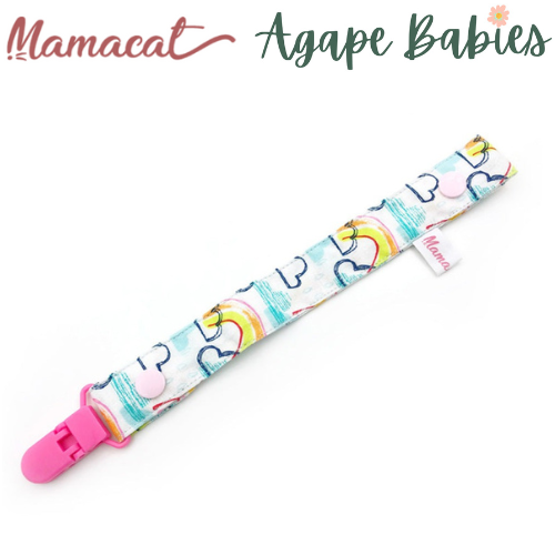 Mamacat Pacifier Strap Rainbow Bright