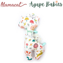 Mamacat Rattle Giraffe Pastel Forest