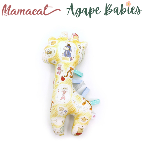 Mamacat Rattle Giraffe Pooh Yellow