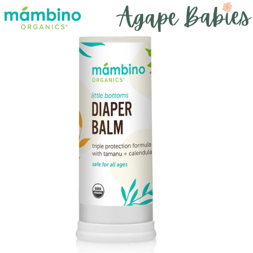 Mambino Organics Organic Little Bottoms Diaper Balm – Oatmeal + Calendula 18g