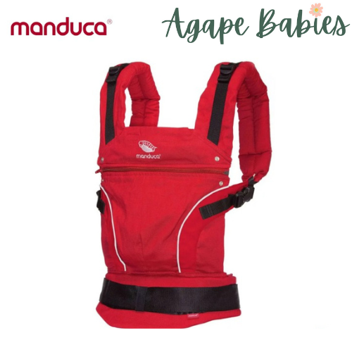 [3 Years Local Warranty] Manduca Pure Cotton Baby Carrier - Chili Red