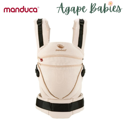 [3 Years Local Warranty] Manduca XT Organic Cotton Baby & Toddler Carrier - Denim Powder Toffee