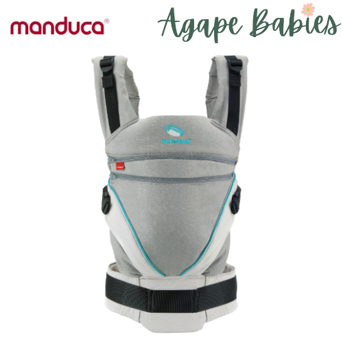 [3 Years Local Warranty] Manduca XT Organic Cotton Baby & Toddler Carrier - Grey Ocean