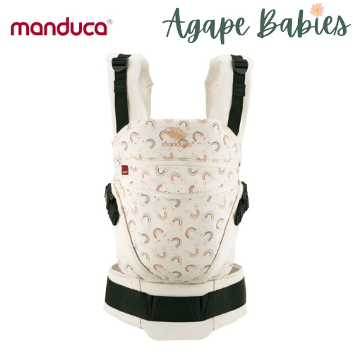 [3 Years Local Warranty] Manduca XT Organic Cotton Baby & Toddler Carrier Limited Edition Rainbow Day