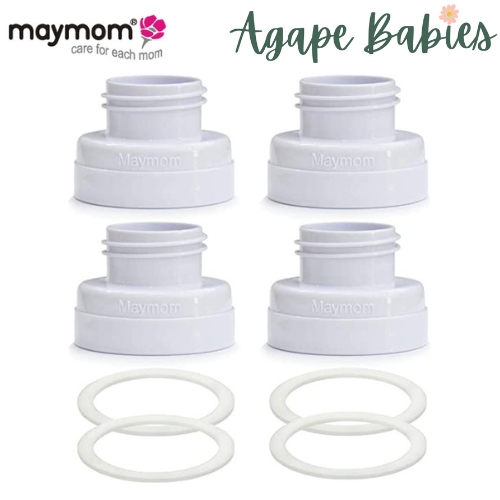 Maymom Conversion Kit for Medela Breast Pumps w/ Sealing Rings 4/Pack