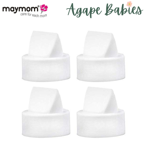 Maymom Valve for Freemie Closed System Cups Replaces Freemie Duckbills or Freemie Valves in Freemie Liberty Mobile, 4pc Cups