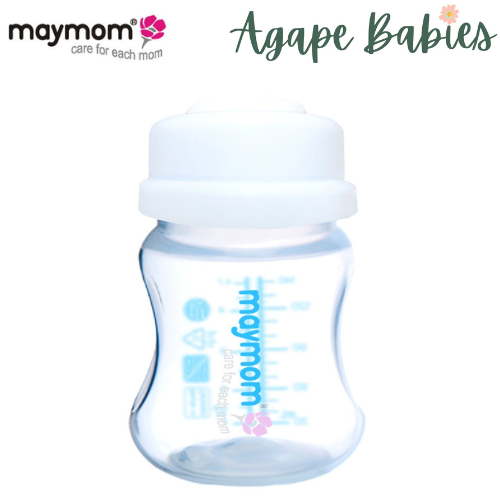 Maymom Wide-Mouth Milk Storage Collection Bottle with SureSeal Sealing Disk; Can Replace Spectra S1 S2 Bottles140mL