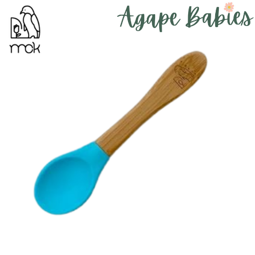 MCK Bamboo-Silicone Spoon  - Blue