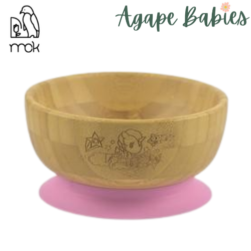 MCK X TKDK Unicorno Bamboo Bowl - 6cm(H)13.7cm(D) - Pink