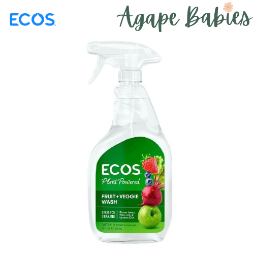 ECOS Fruit + Veggie Wash 22oz/650ml Exp: 04/25