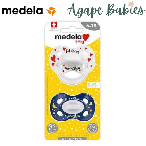 Medela Baby Pacifier Day&Night, 6-18M Signature Duo