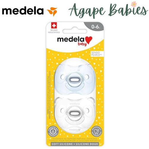 Medela Baby Pacifier Soft Silicone, 0-6M (Boy Duo)