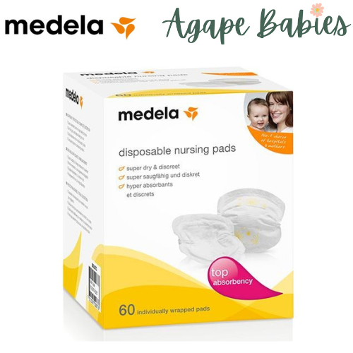 Medela Disposable Nursing Bra Pads 60ct (Made in Switzerland)