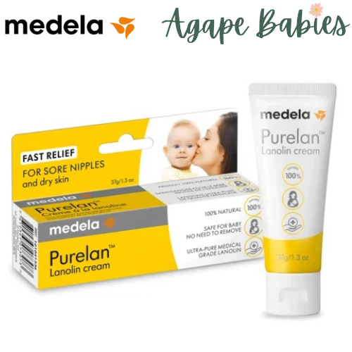 Medela Purelan 100 Lanolin Nipple Cream, 37g/1.3oz (Made in Switzerland) Exp: 08/26