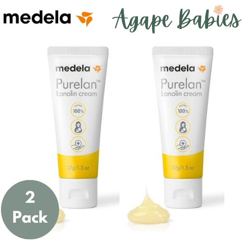 [2-Pack] Medela Purelan Nipple Cream 2.0, 7g