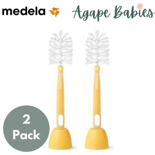 [Bundle Of 2] Medela Quick Clean Bottle Brush With Stand