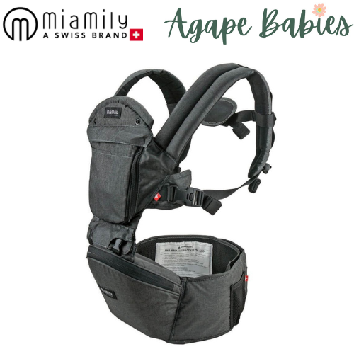 Miamily Hipster Plus Baby Carrier - Charcoal Grey