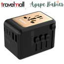 Travelmall 100W PD High Performance Worldwide Travel Adaptor with 6 USB ports (GaN 100W PD)