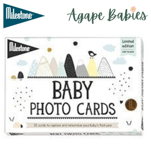 Milestone Baby Photo Cards - Over The Moon