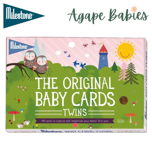 Milestone The Original Baby Cards - Twins