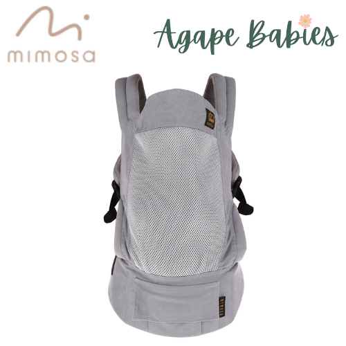 Mimosa Airplush Ergonomic Baby Carrier - Urban Grey Mesh