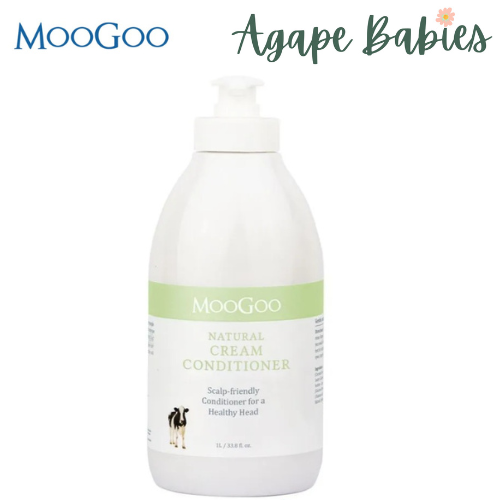 MooGoo Natural Cream Conditioner 1 Litre Exp: 10/26