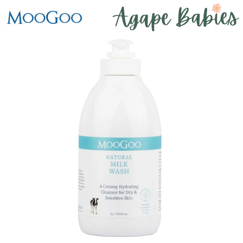 MooGoo Natural Milk Wash 1 Litre Exp: 12/26