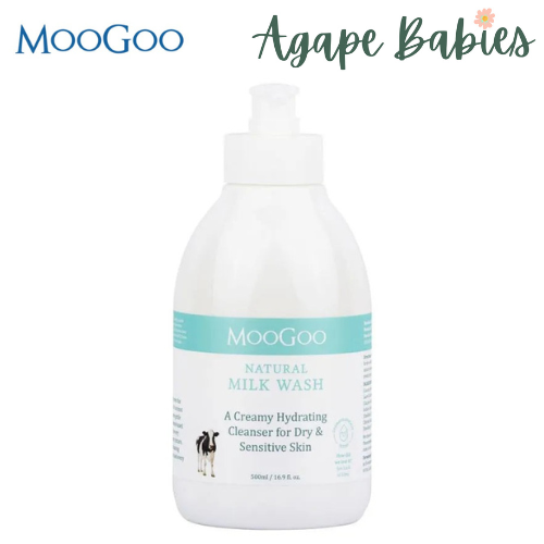 MooGoo Natural Milk Wash 500ml/16.9oz Exp: 07/26