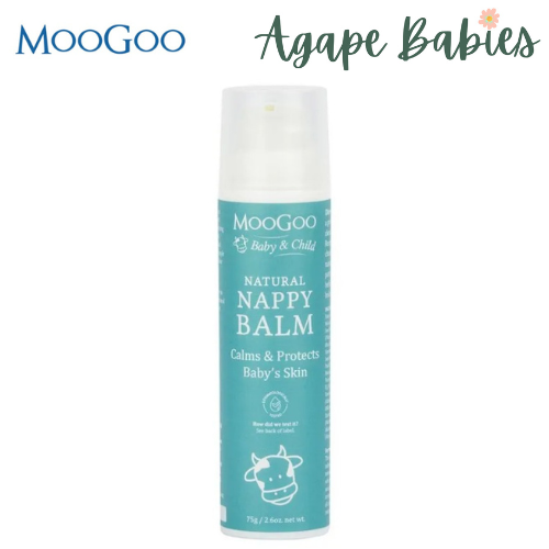 MooGoo Skincare Natural Nappy Balm 75g/2.6oz Exp: