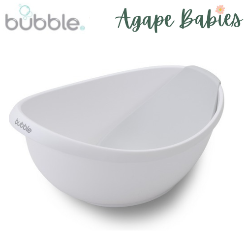 Bubble Baby Bath with Bath Seat - White