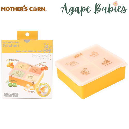 Mother's Corn Silicone Freezer Cube - Large - Yellow