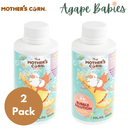 [2-Pack] Mother's Corn Lots of Bubbles Set Refill 200ml