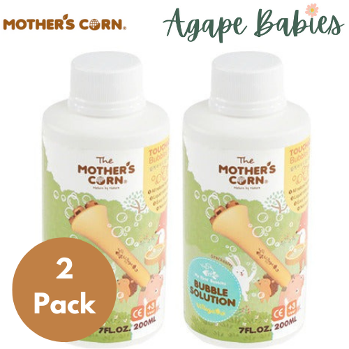 [2-Pack] Mother's Corn Touchable of Bubbles Set Refill 200ml