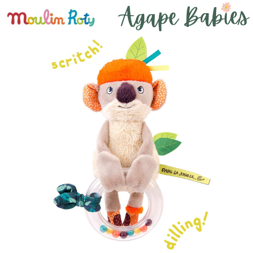 Moulin Roty Dans La Jungle Koco Bead Rattle