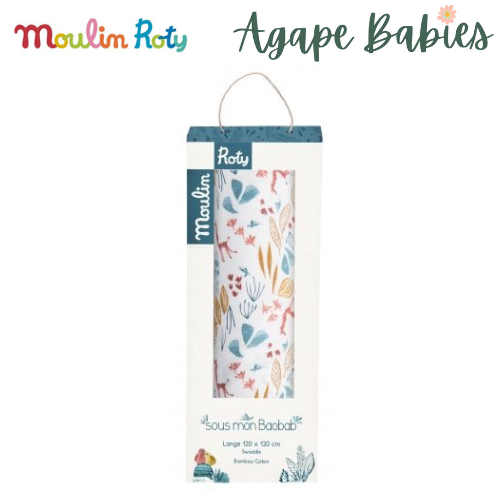 Moulin Roty Sous Mon Baobab Large Muslin Square Swaddle