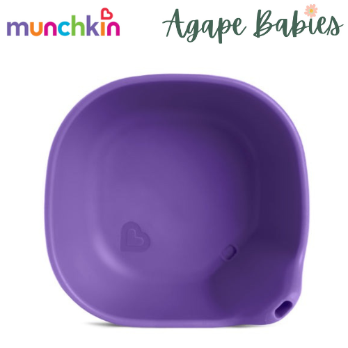 Munchkin Last Drop™ Silicone Straw Bowl (Purple)