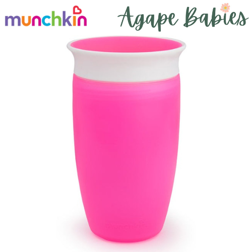 Munchkin Miracle® 360° Trainer Cup - 10oz with Lid (Pink)