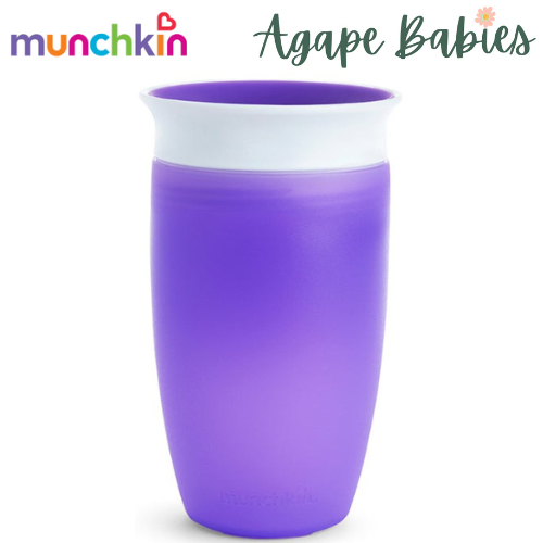 Munchkin Miracle® 360° Trainer Cup - 10oz with Lid (Purple)