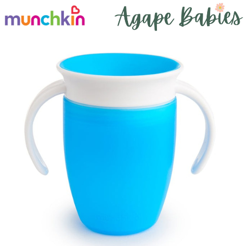 Munchkin Miracle® 360° Trainer Cup - 7oz with Lid (Blue)