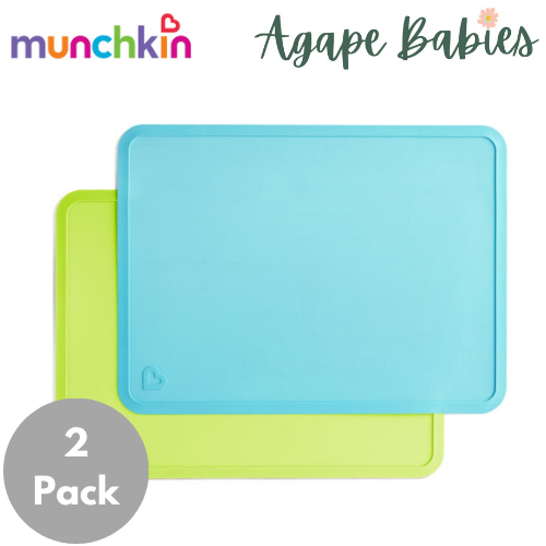 [2 Pack] Munchkin Spotless™ Silicone Placemats