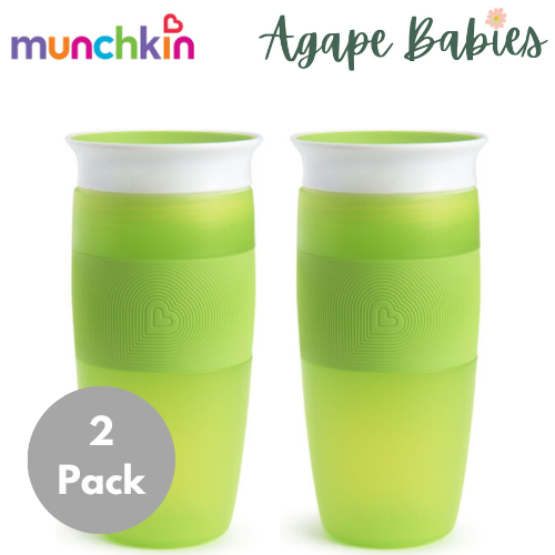 [2-Pack] Munchkin Miracle ® 360° Sippy Cup - 14oz