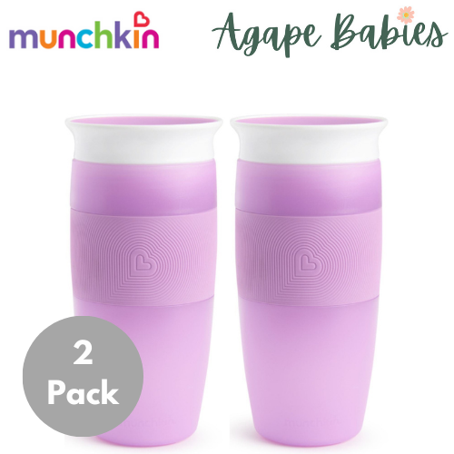 [2-Pack] Munchkin Miracle ® 360° Sippy Cup - 14oz