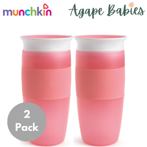 [2-Pack] Munchkin Miracle ® 360° Sippy Cup - 14oz