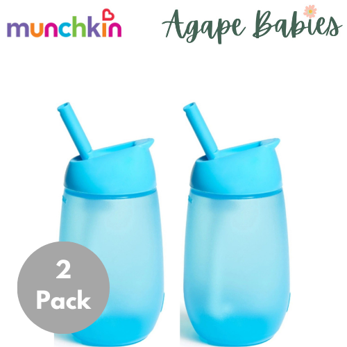 [2-Pack] Munchkin Simple Clean™ Straw Cup 10oz - Blue