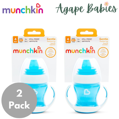 [Bundle Of 2] Munchkin Gentle Transition Cup (Blue)